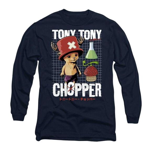 One Piece Live Action Other - One Piece Live Action Unisex Adult Tony Tony Chopper Schematic T-Shirt / Navy